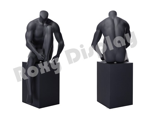 Male Fiberglass Headless Athletic style Mannequin Dress Form Display #MZ-NI-5