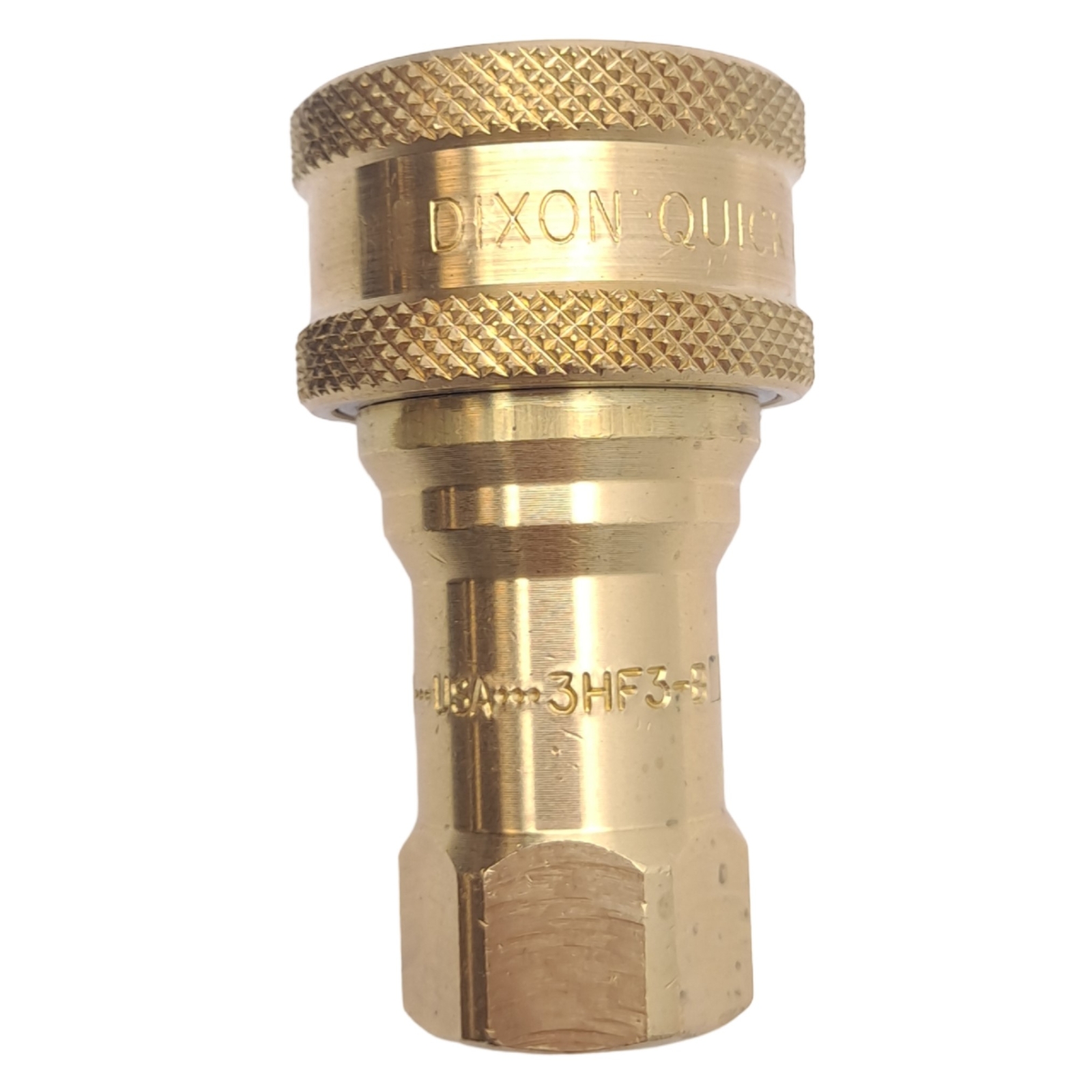 Dixon 3HF3-B ISO-B Poppet Valve Female Quick Coupler, ø3/8in, 3/8 NPTF, 3000 PSI