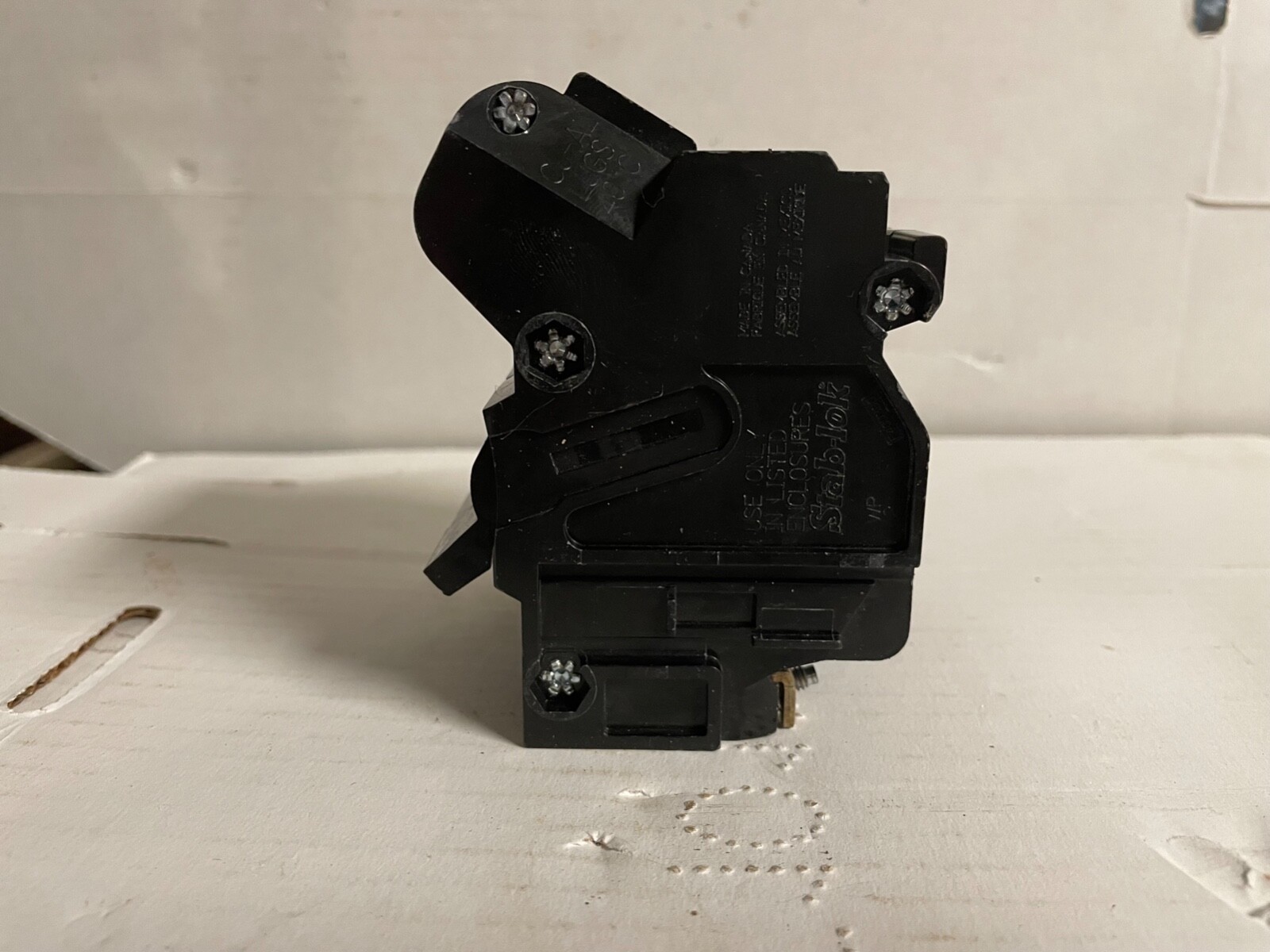 Federal Pacific Electric 3 Pole 20 Amp Type NBA Stab-Lok Circuit Breaker
