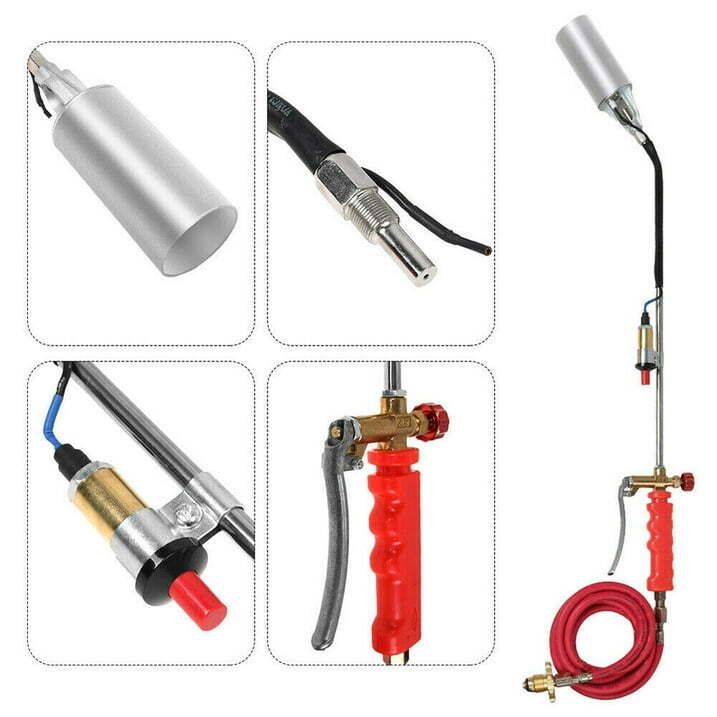 Portable Propane Weed Torch Fire Starter Ice Melter Burner Kit with 79″ Hose