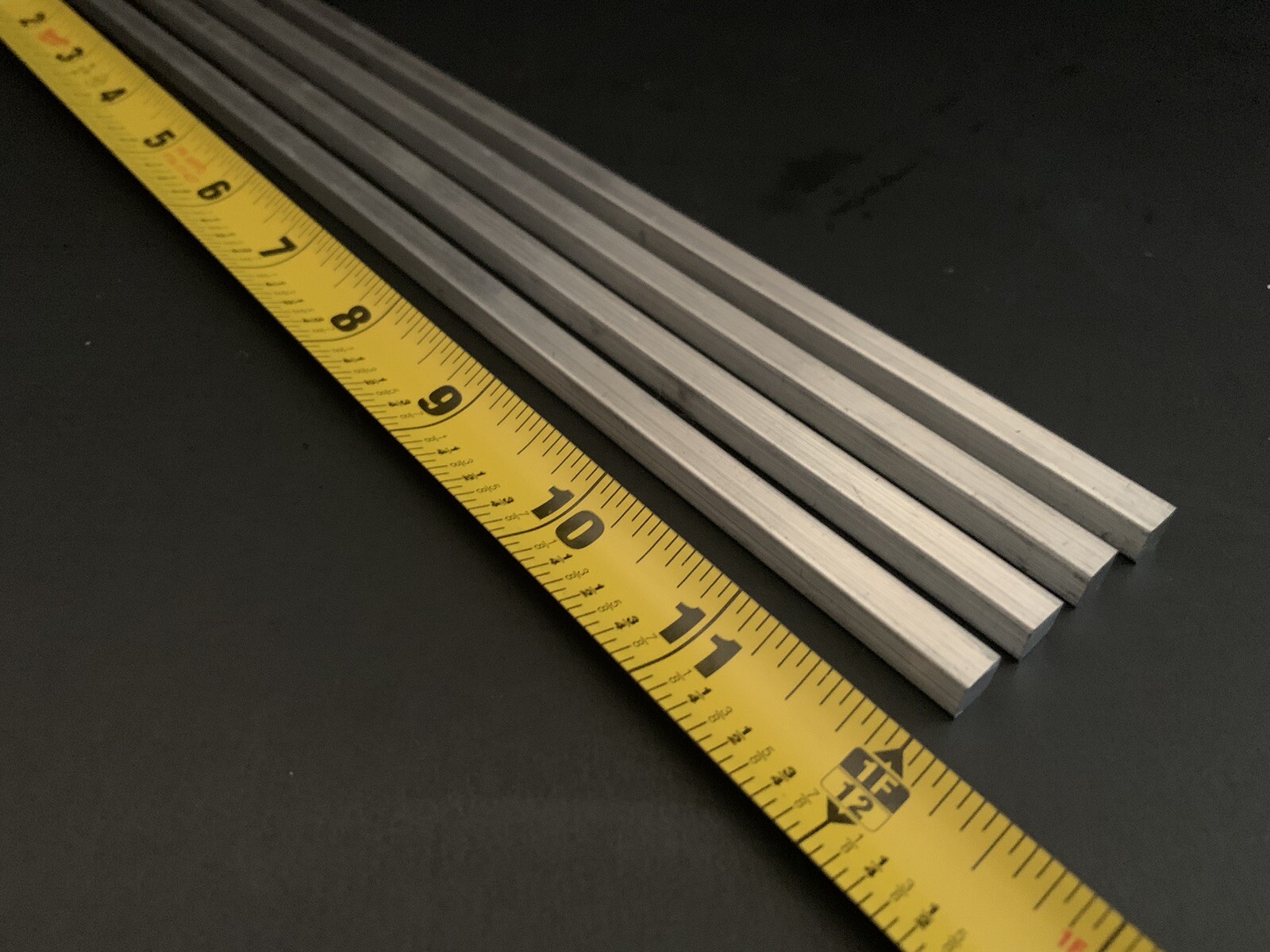 20 Pieces 1/4” X 1/4” X 12” Long Square Aluminum Bar Stock 6061 T6 .250