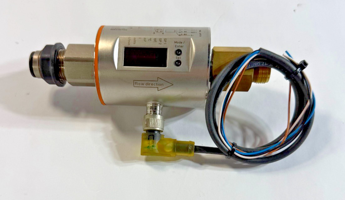 IFM Efector SM6000 Magnetic-Inductive Flow Meter 0-25I/Min 20mA 18-30VDC IP67