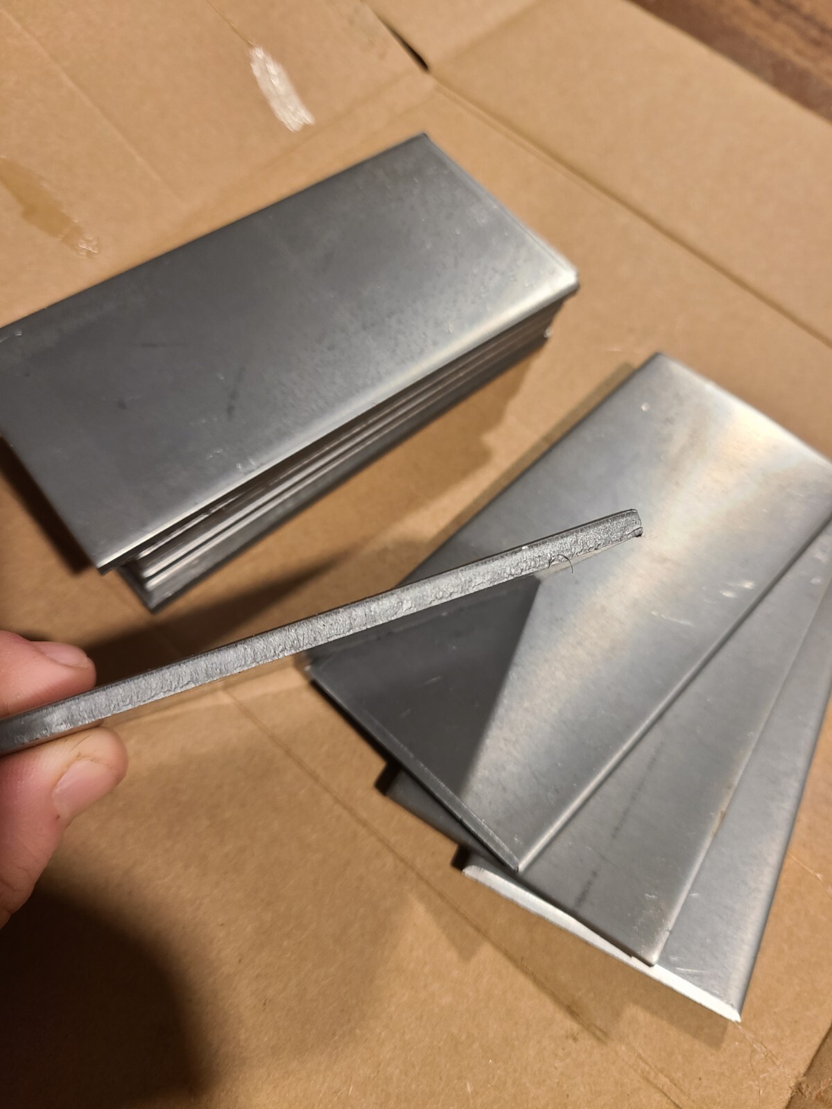 20 Practice welding Steel Plates 0.164″ Thick. 4 1/2 X 2 1/8