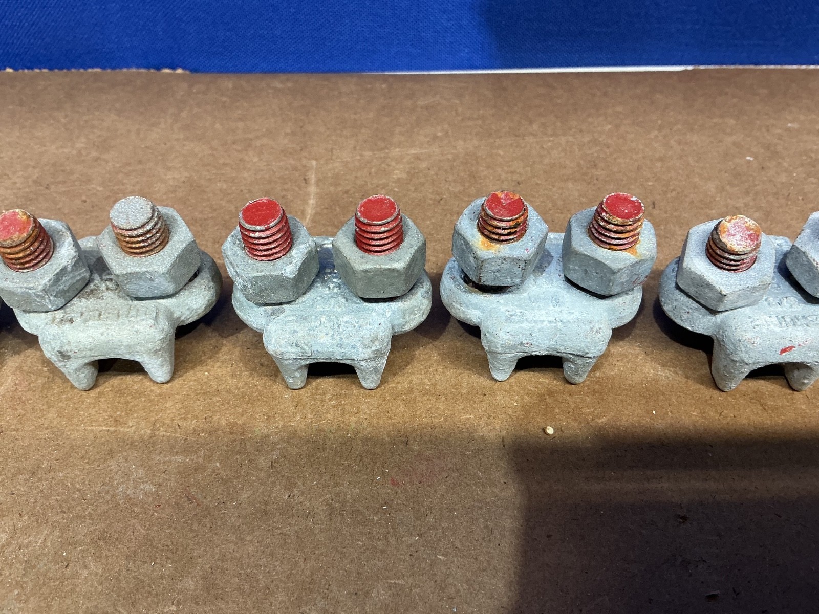NOS CROSBY 3/8″ WIRE ROPE CABLE CLAMP LOT OF 6 NEW