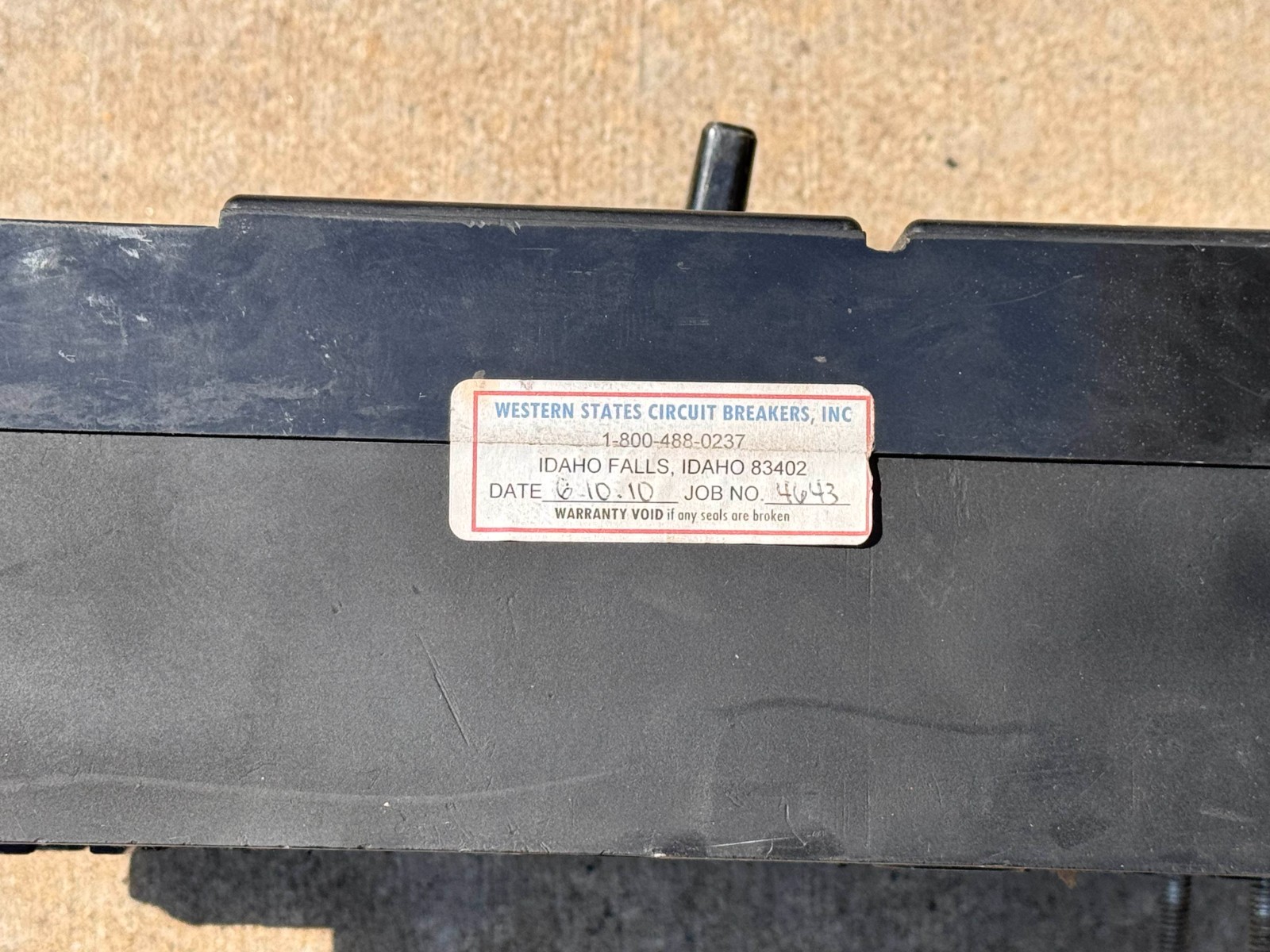 Westinghouse LC3600F Circuit Breaker, 600A, 600V, w/600A Trip Plug