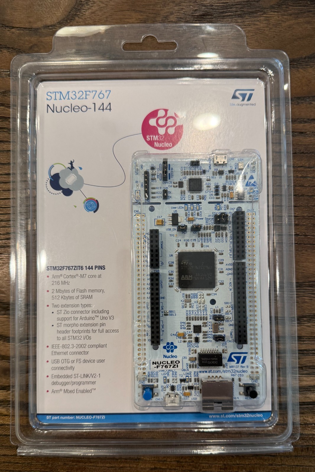 New-NUCLEO-F767ZI development board