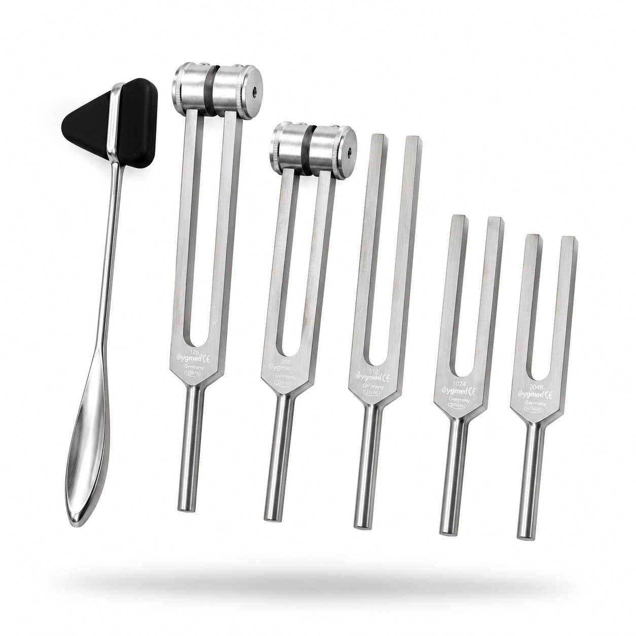 6 Tuning Fork Set Medical Surgical Chiropractic Physical Diagnostic instruments