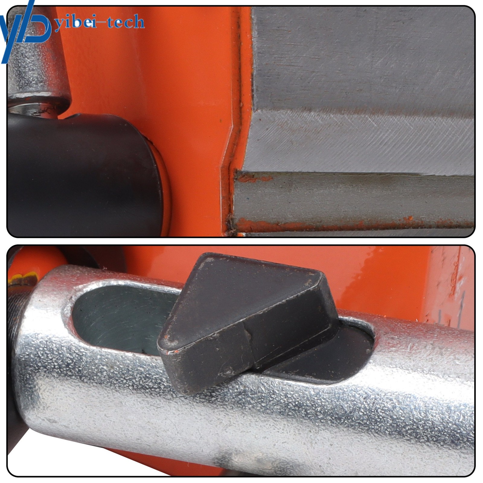 2200lbs/1000kg Permanent Magnetic Lifter Lifting Magnet Neodymium Hoist Orange