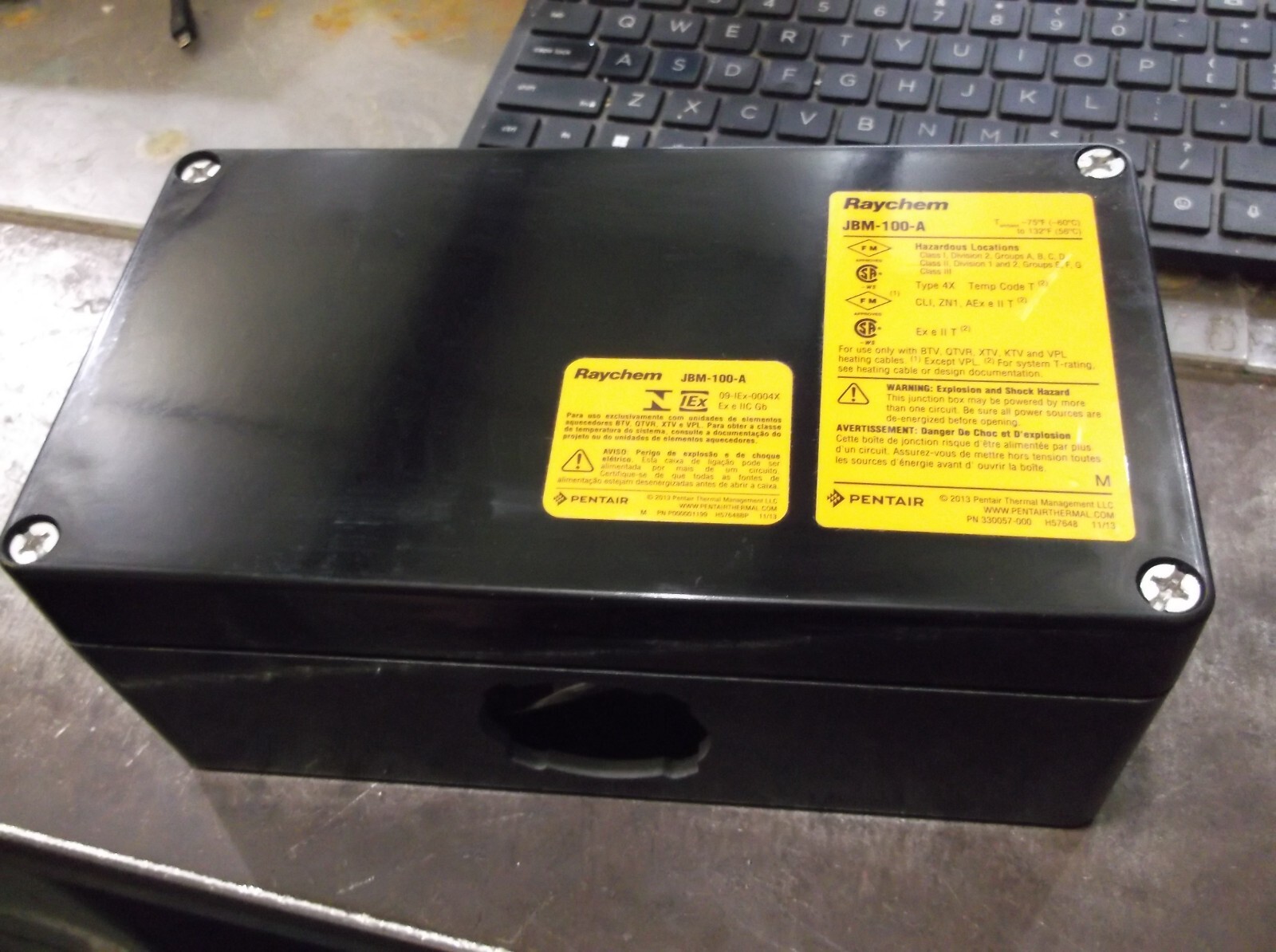RAYCHEM JBM-100-A MULTIPLE ENTRY POWER TEE CONNECTION (410)