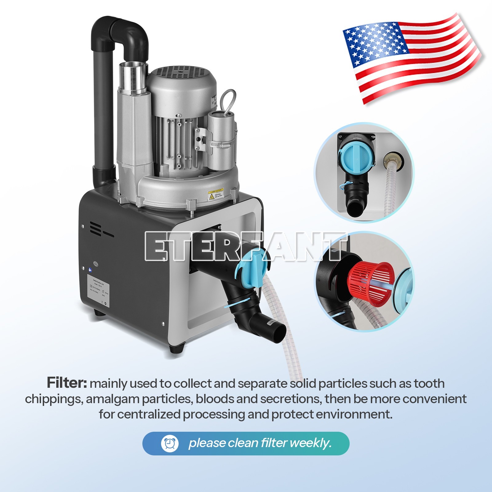 Dental Mobile Delivery Unit System/Treatment Cart Delivery/Electric Suction Unit