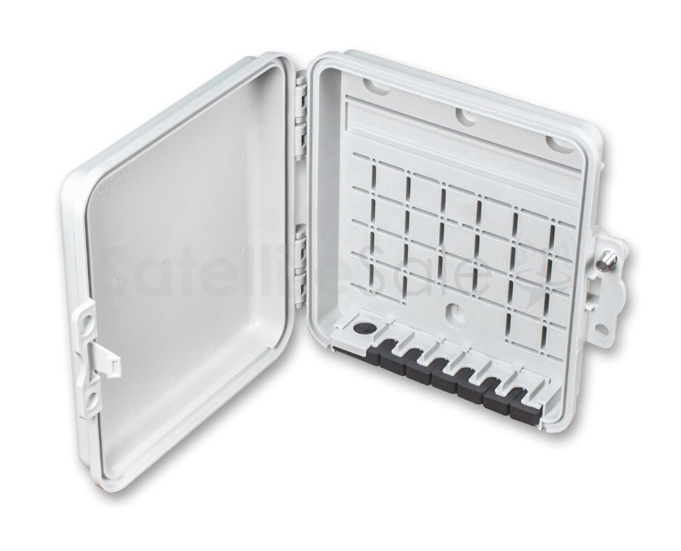 SatelliteSale Weatherproof Junction Box Heavy Duty UV-Rated Thermoplastic Alloy