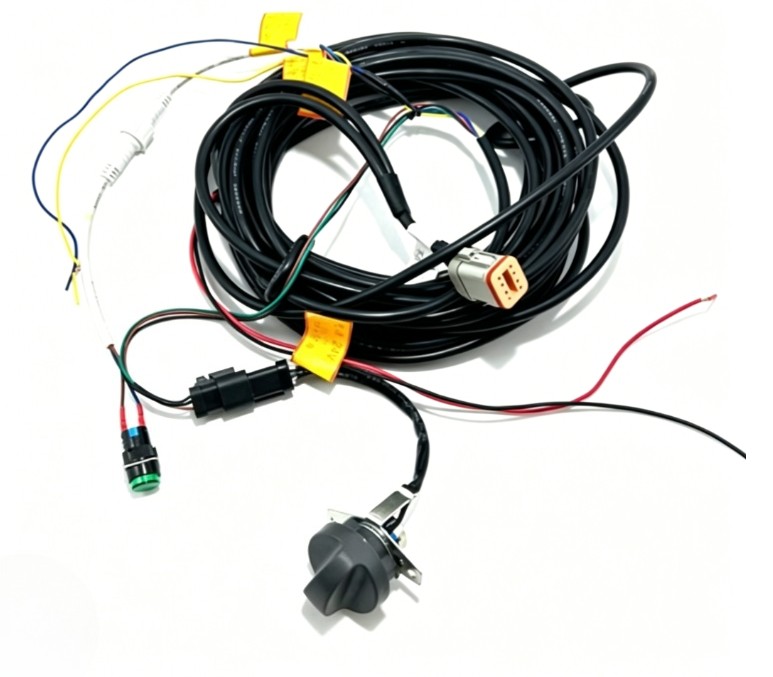 2-Wire Throttle Motor 12V 24V Automatic Idle Speed Control Excavator Replacement
