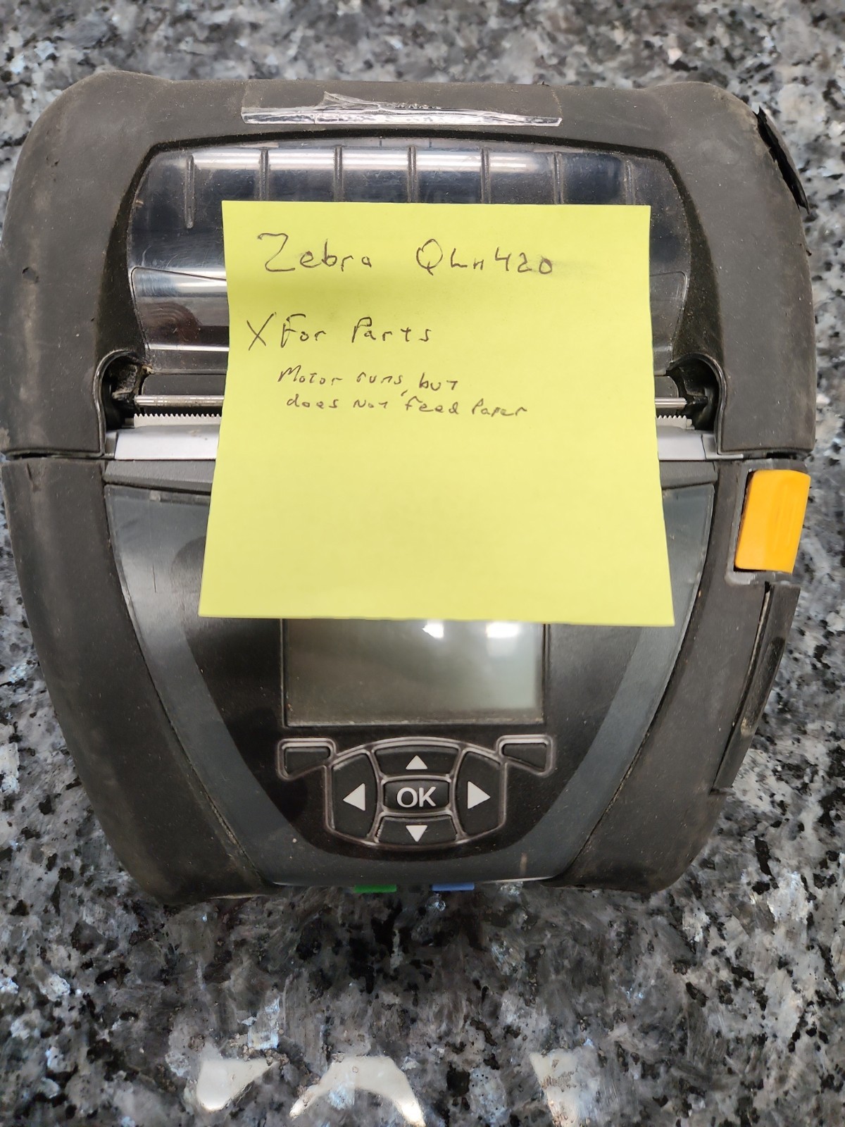 Zebra QLN420 Mobile Thermal Printer, For Parts