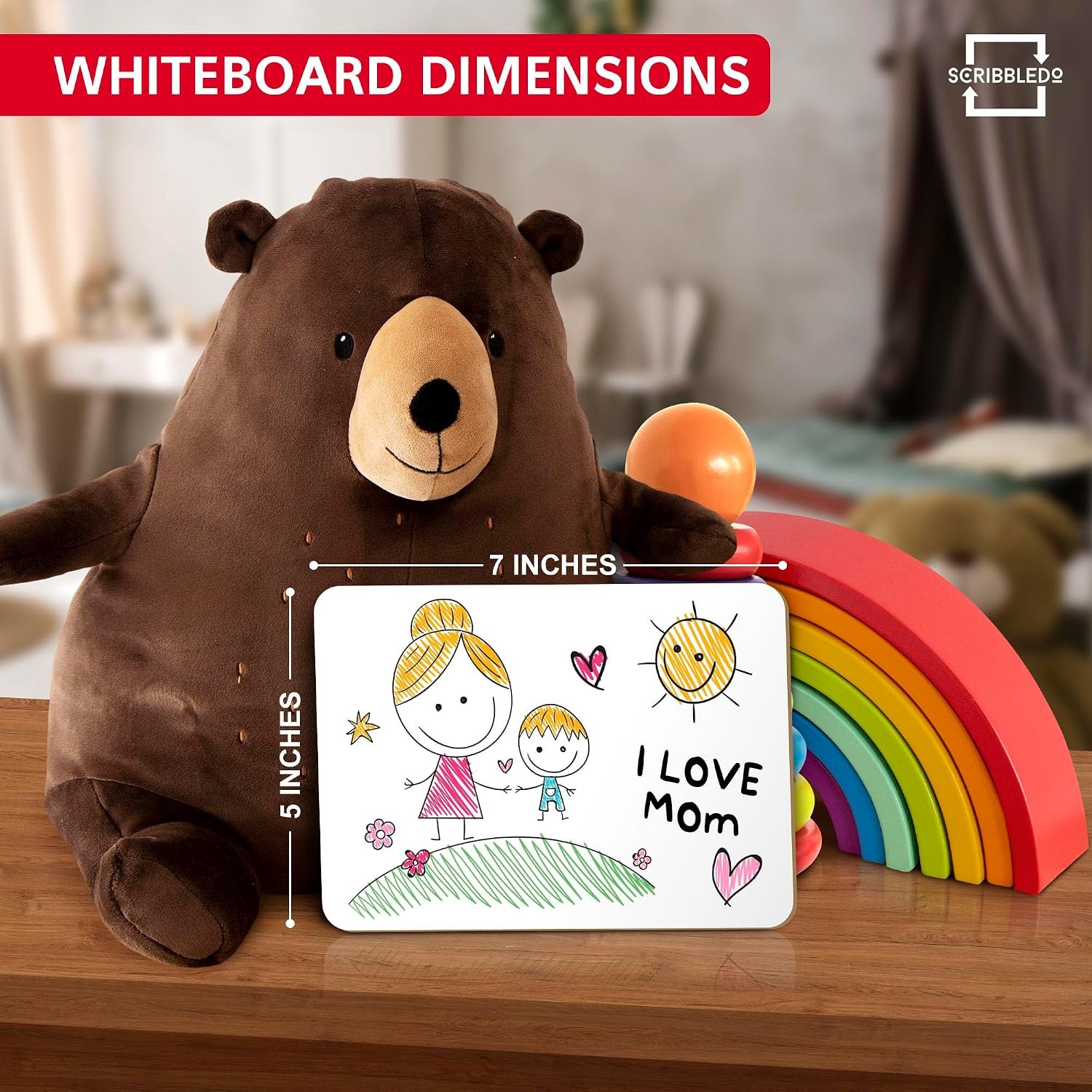 5×7 Small Dry Erase Board, Mini Whiteboard for Students 5 Pack | Double-Sided,