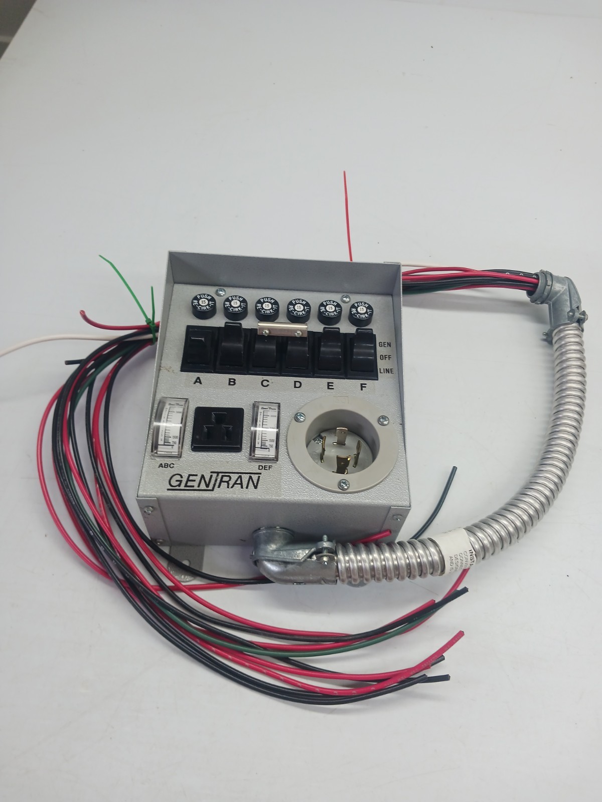 Reliance Controls 30216 6 Circuit 30Amp Generator Standby Power Transfer Switch