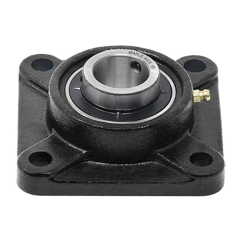 UCF208-24 Flange Bearing 1-1/2″ Bore, 4-Bolt Self-Aligning, Solid Base (Qty 2)