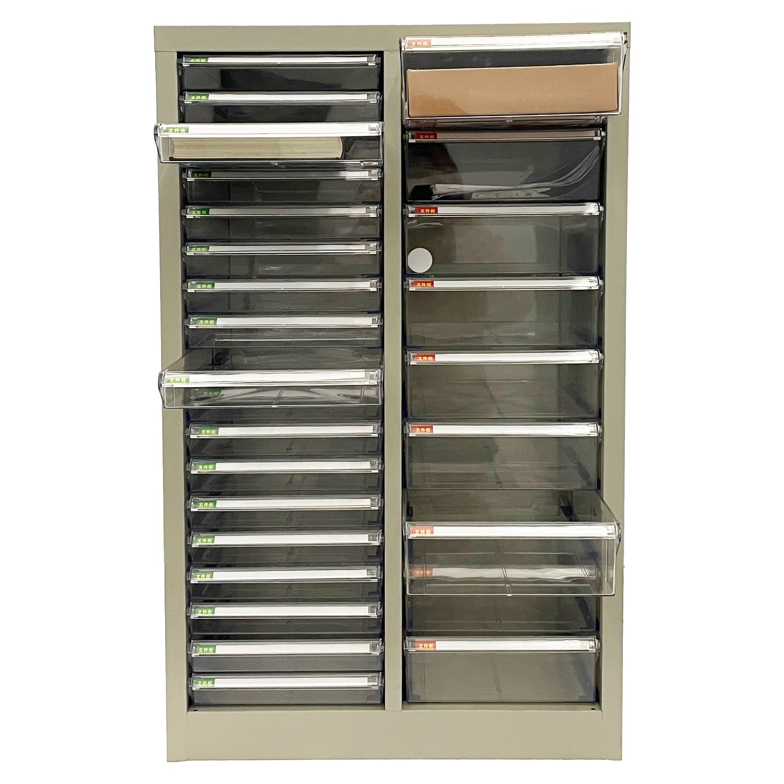 27 Drawers File Cabinet Office Storage Organizer Cabinet Medium+Large Drawer