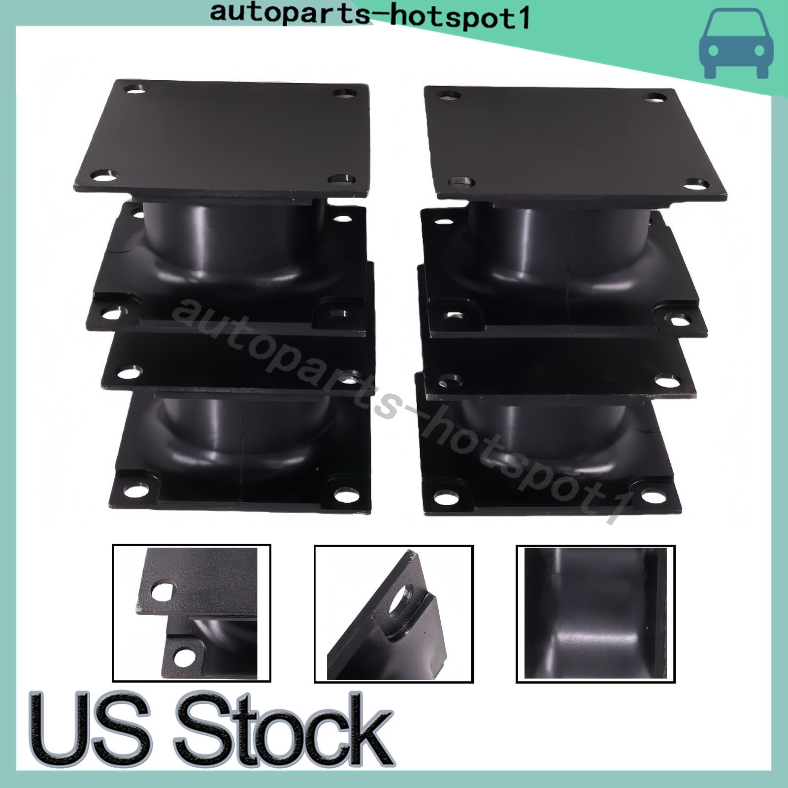 4X Vibratory Plate Compactor Rubber Isolator Shock Mount Fits Stanley Hydraulic
