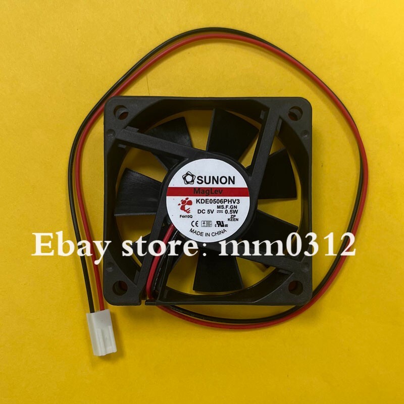 SUNON KDE0506PHV3 6015 DC5V 0.5W 6CM 2-Pin Cooling Fan