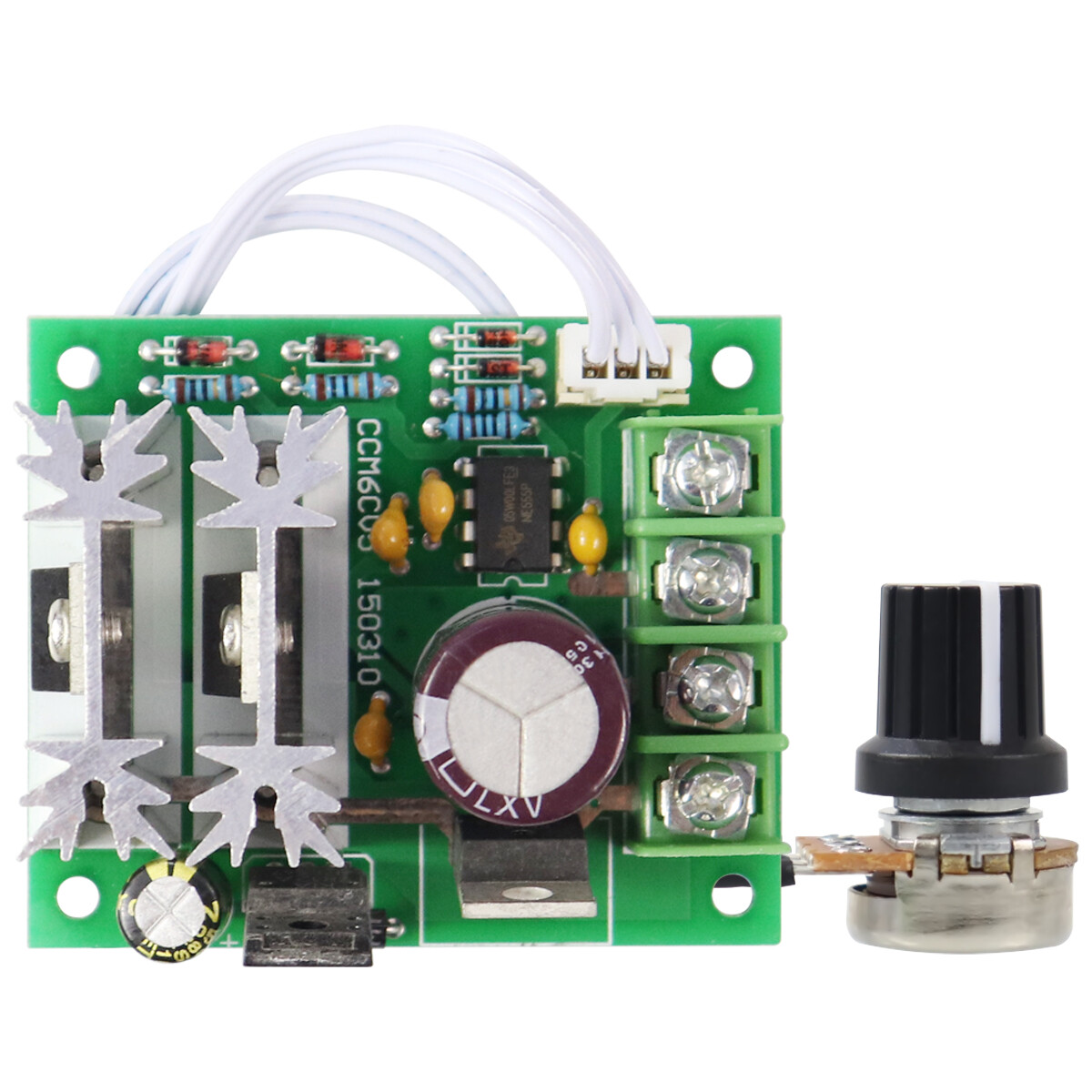 DC 6-30V 20A Max 300W PWM HHO Motor Variable Speed Controller Switch 6V 12V 24V