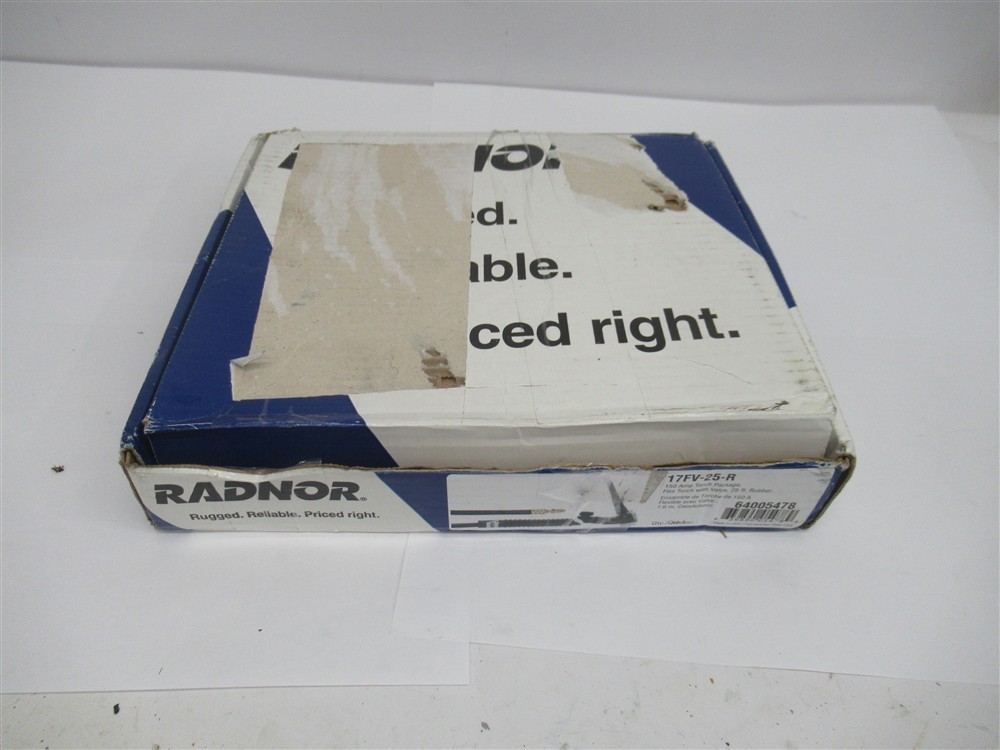 Radnor 64005478 , 17FV-25-R , Tig Torch Package Air Cooled , 150A