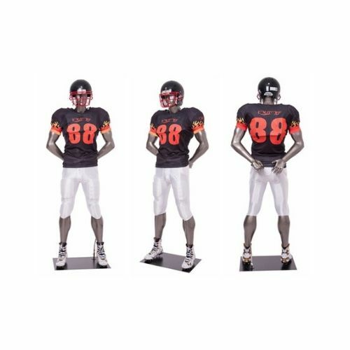 Male Football Player Mannequin – Muscular Sports Male Full Body Sports Mannequin