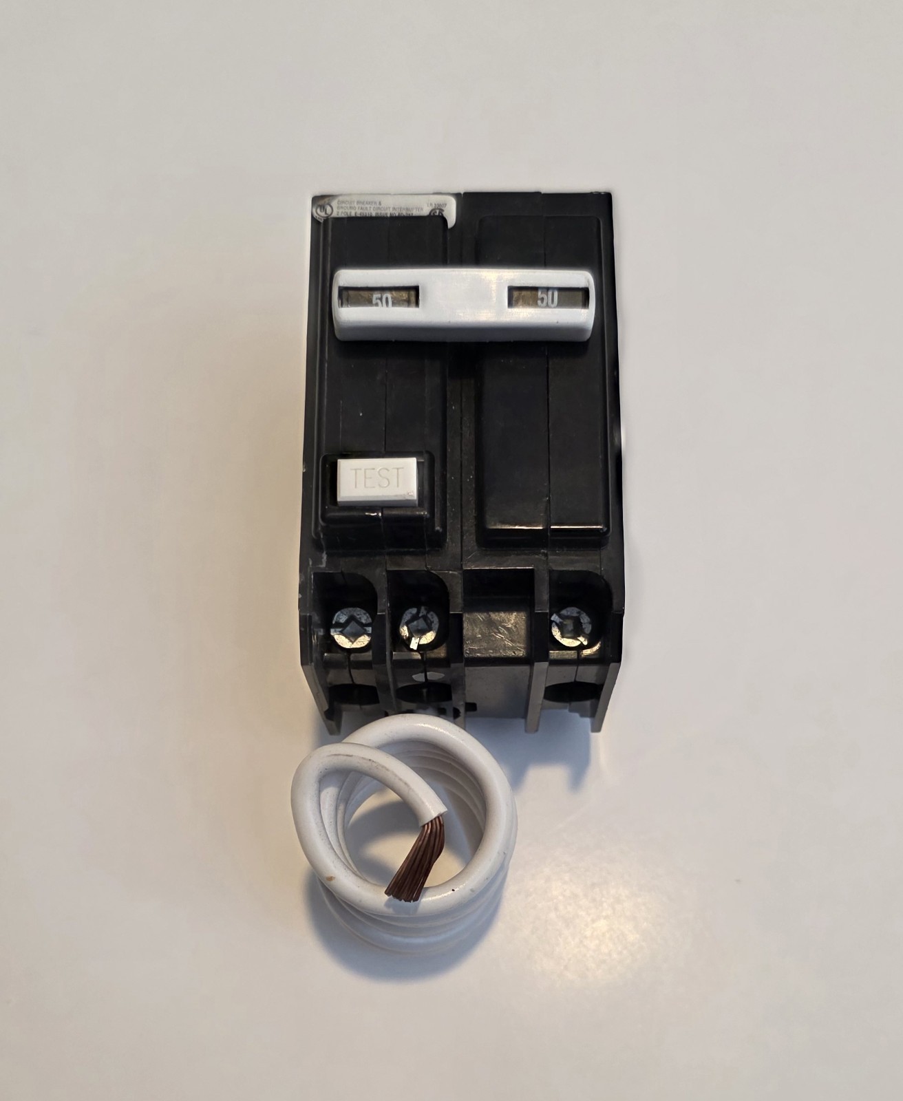 General Electric THQL2150GFT 50A 2-Pole 120/240V GFCI Circuit Breaker