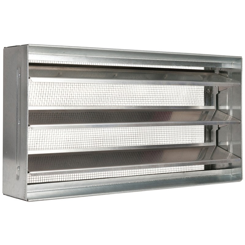 Master Flow BVSII Foundation Vent, 15-3/8 in W, 8 in H, 73 sq-in Net Free Ventil