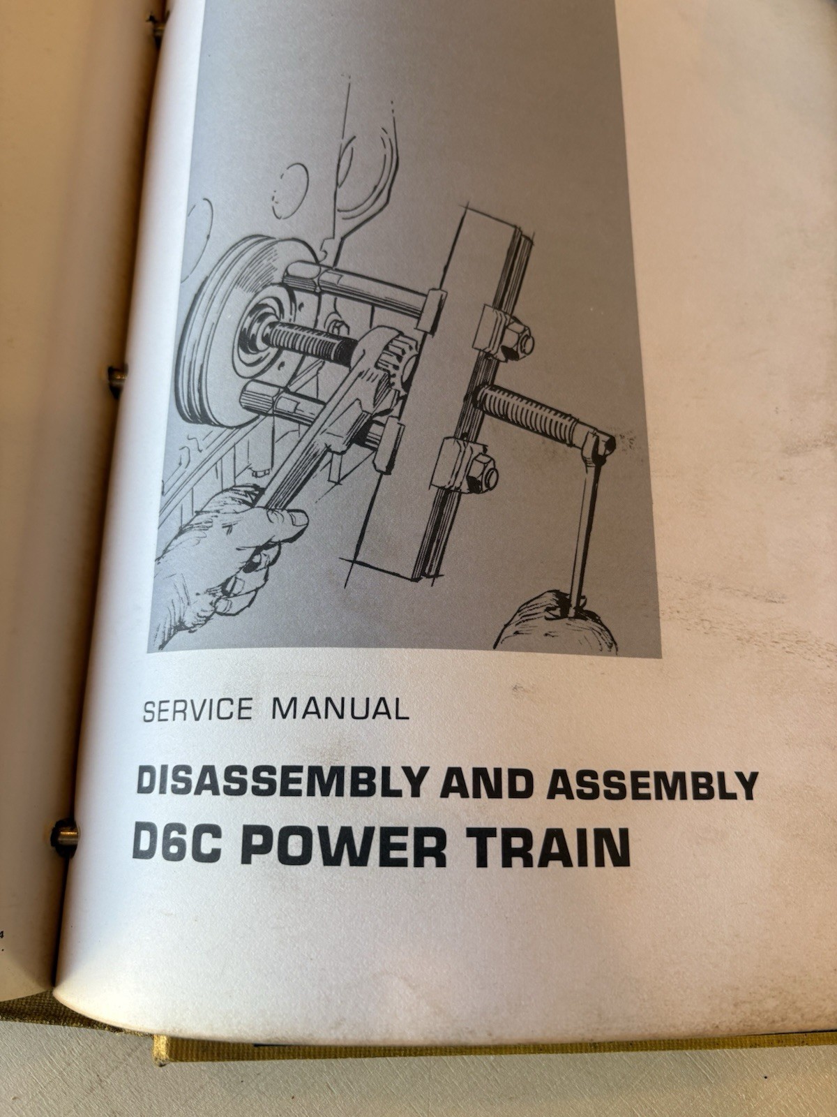 CAT CATERPILLAR D4H I II III DOZER DIS/ASSEMBLY SERVICE SHOP REPAIR MANUAL BOOK