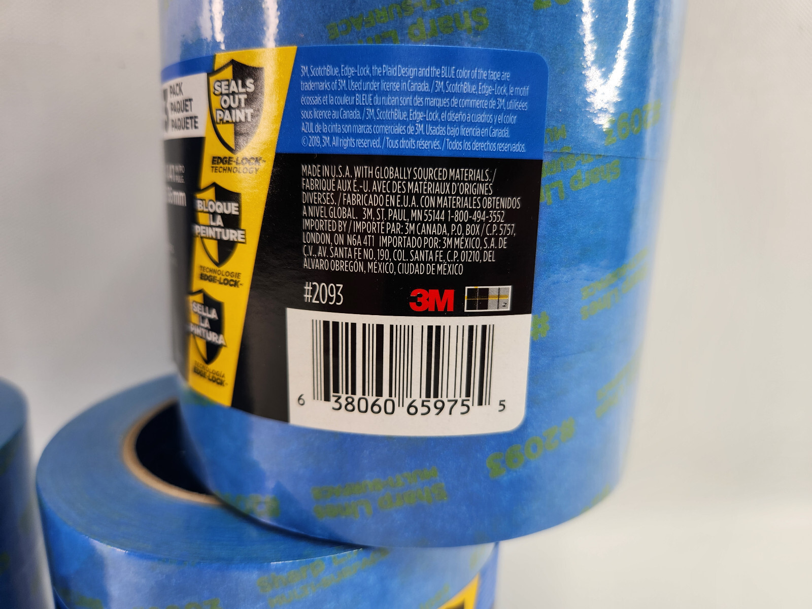 12 Rolls Scotch Blue Painter’s Tape 1.41″ x 60 Yards Sharp Lines 3m 2093
