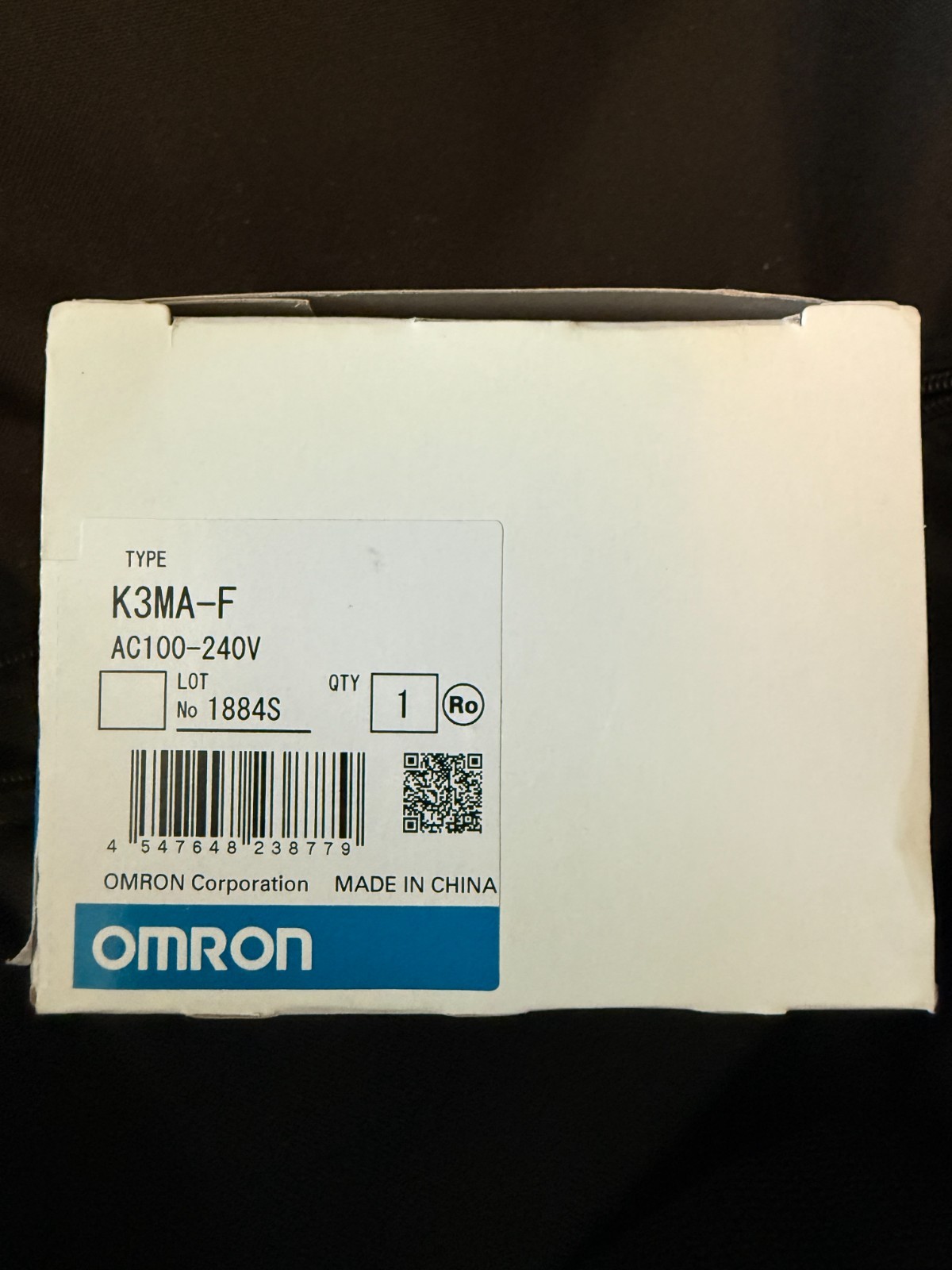 OMRON DIGITAL PANEL METER K3MA-F AC 100-240VAC NEW K3MAF