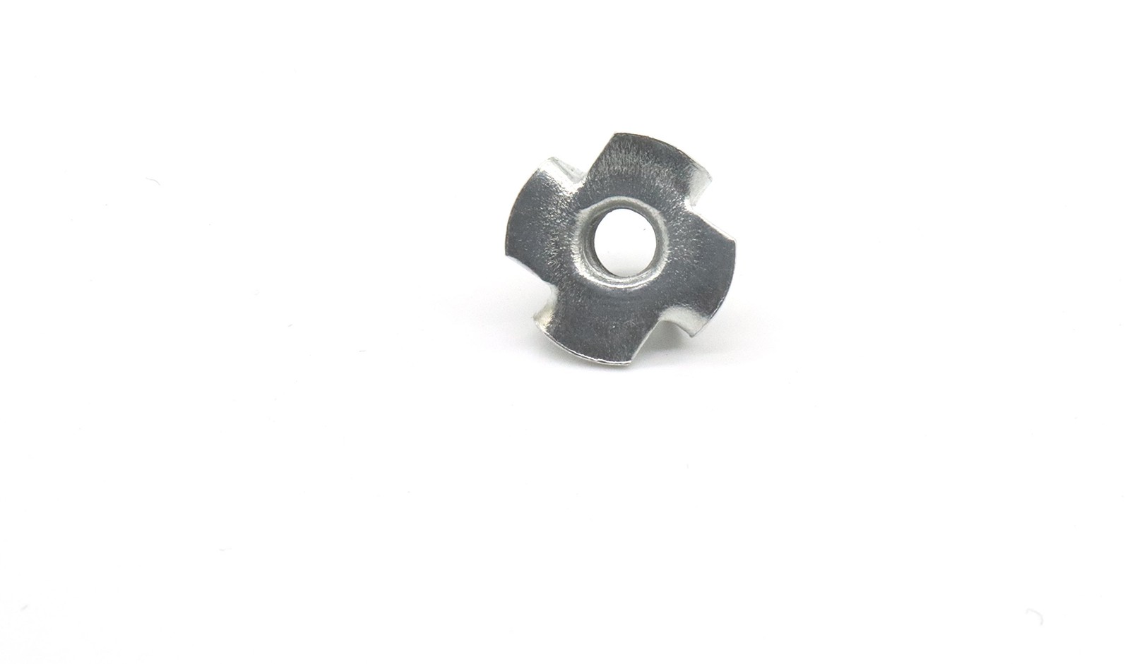 binifiMux M8 4 Pronged Tee Nut T-Nuts w/Zinc Plated,Carbon Steel, Pack of 50