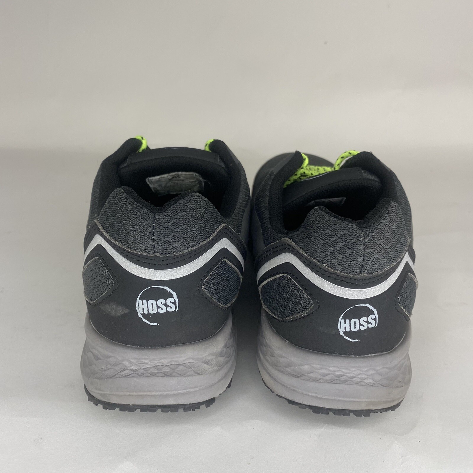 Hoss Boot Company Mens Express Grey Lace Up Tennis Shoes 13032 Steel Toe Size 11