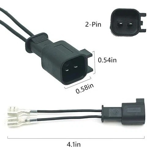 Car Horn Connector Adapter Wiring Harness 3PCS Pigtail for Ford Chevy GMC Ram Te