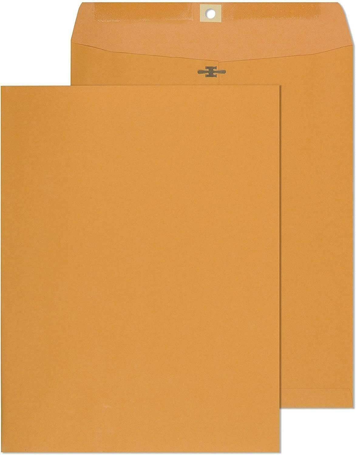 Clasp Brown Envelopes- 10×13 Inch Heavyweight Paper- 3 Packs of 3 (9 Pcs)