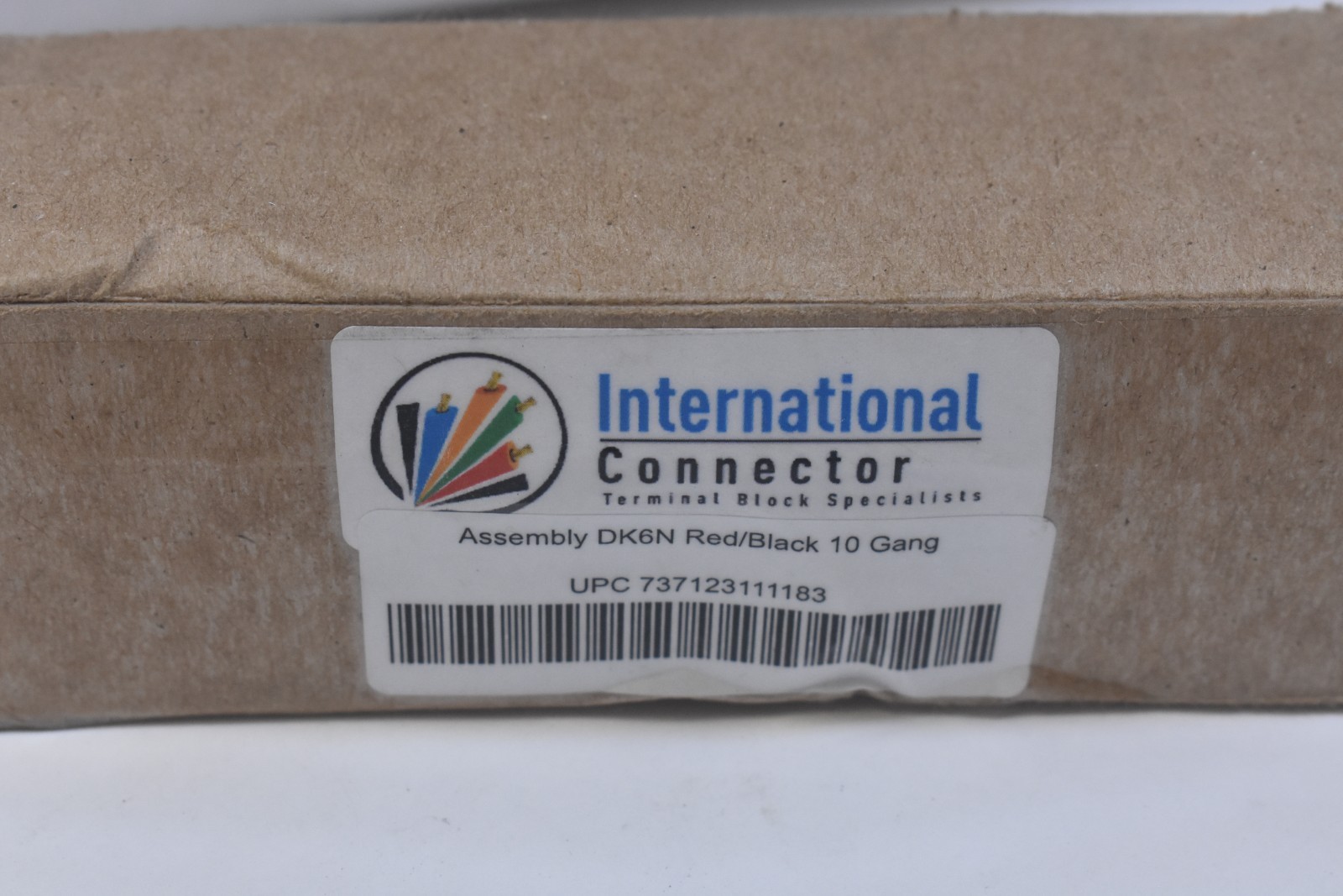 International Connector Assembly DK6N Red/Black 10 Gang DIN Rail Terminals