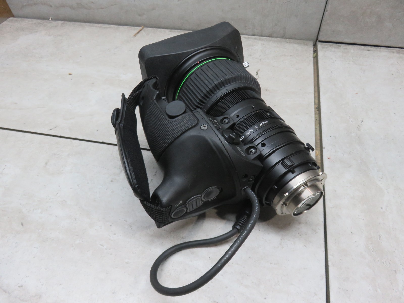 Canon YJ20x8.5B4 KRS SX12 20x Zoom Broadcast Camera Lens