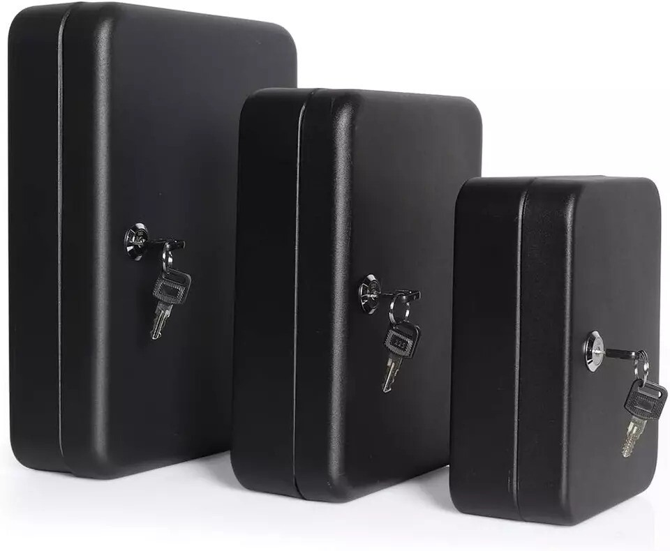 Key Cabinet Wall Mount Key Lock Box with Key Management Locking Key Organizer