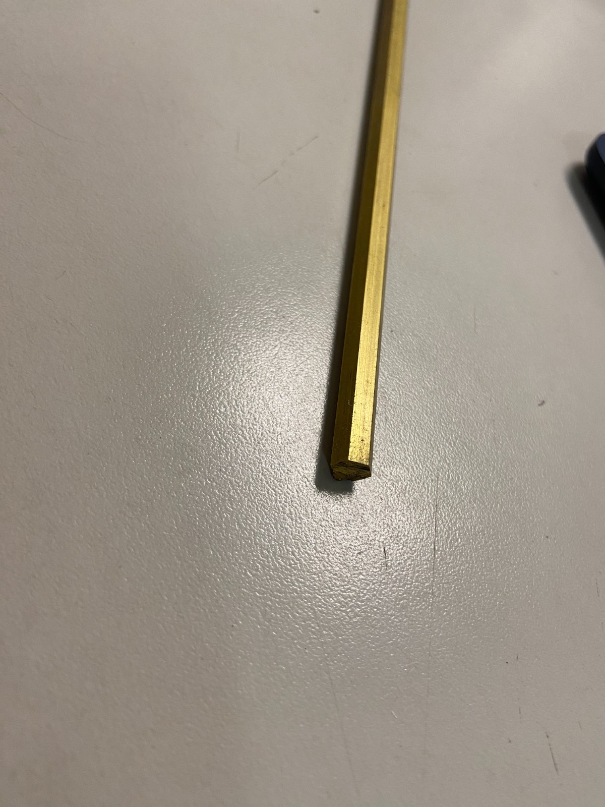 2 Pieces 1/4″ C360 BRASS HEX BAR 12″ long New Lathe Bar Stock H02 1/2 Hard