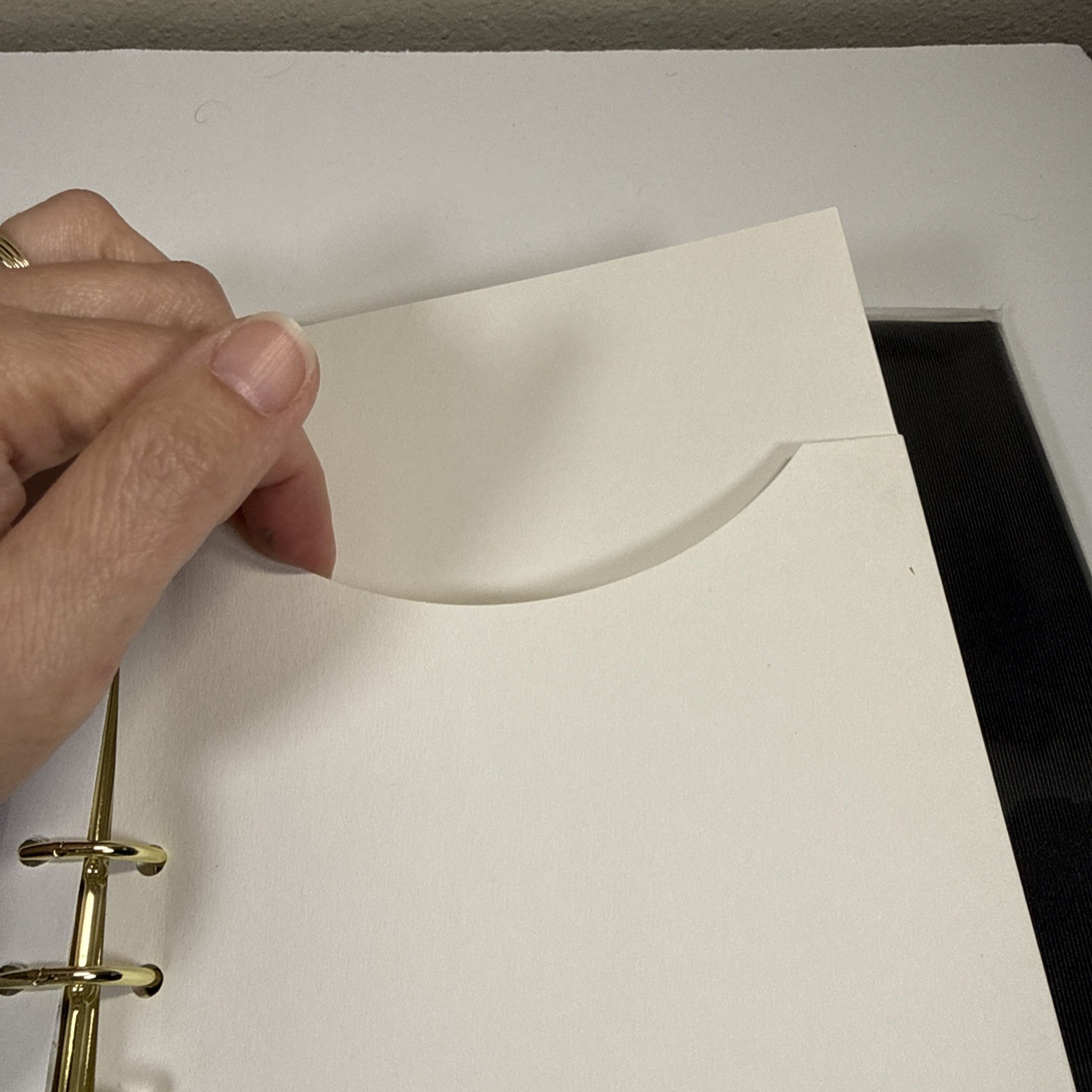 Hallmark Classic Address Book Simulated Leather Ringbound Alpha Tabs NOS