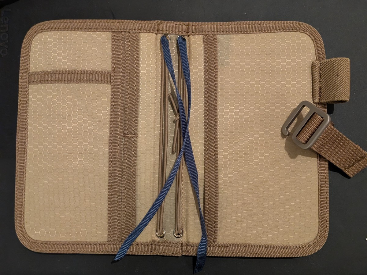 Lochby Mini Field Journal Nautical | Water Resistant Wax Canvas Cover