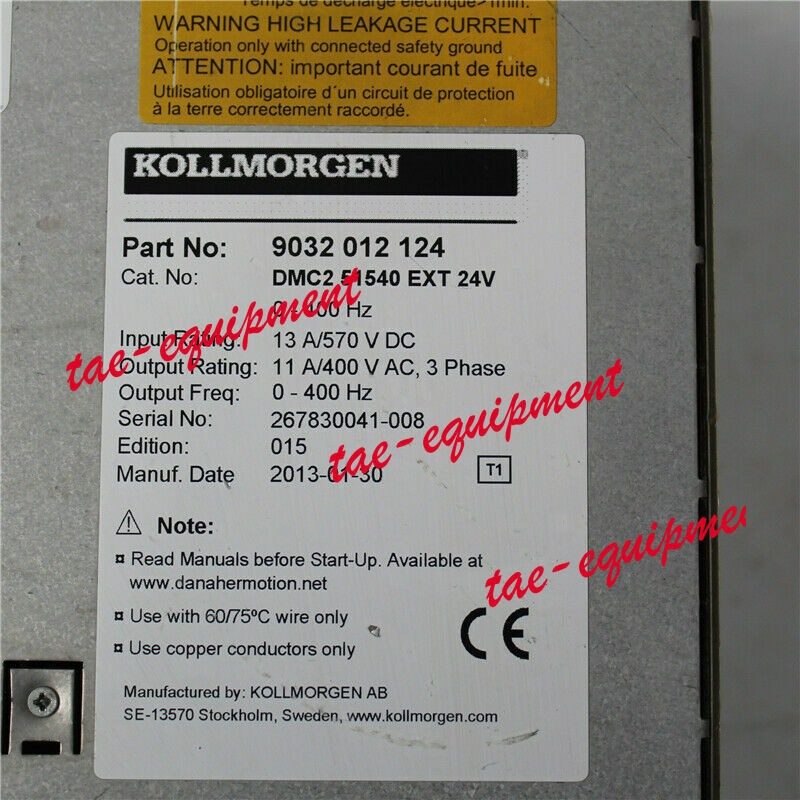 Kollmorgen JEFMC-C023X-10H 9032 012 124 Special Offer 90 Day Warranty ML