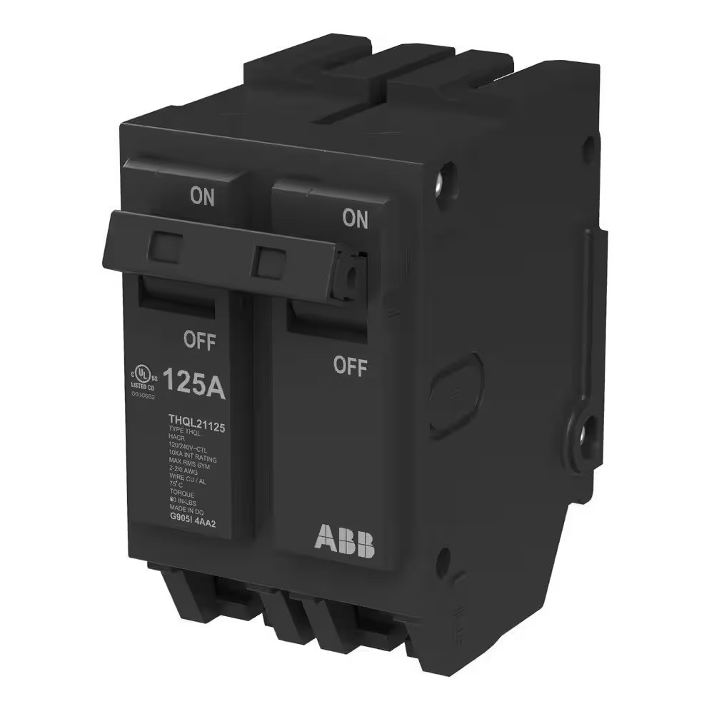 ABB 125 Amp 1 in. Double-Pole Circuit Breaker (THQL21125PA)