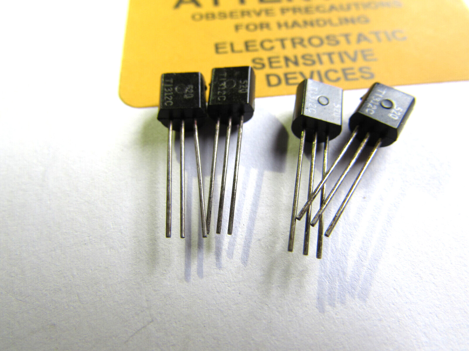 TI312C Texas Instruments P Channel JFET Transistors TO-92 NOS 4pcs FAST SHIP USA