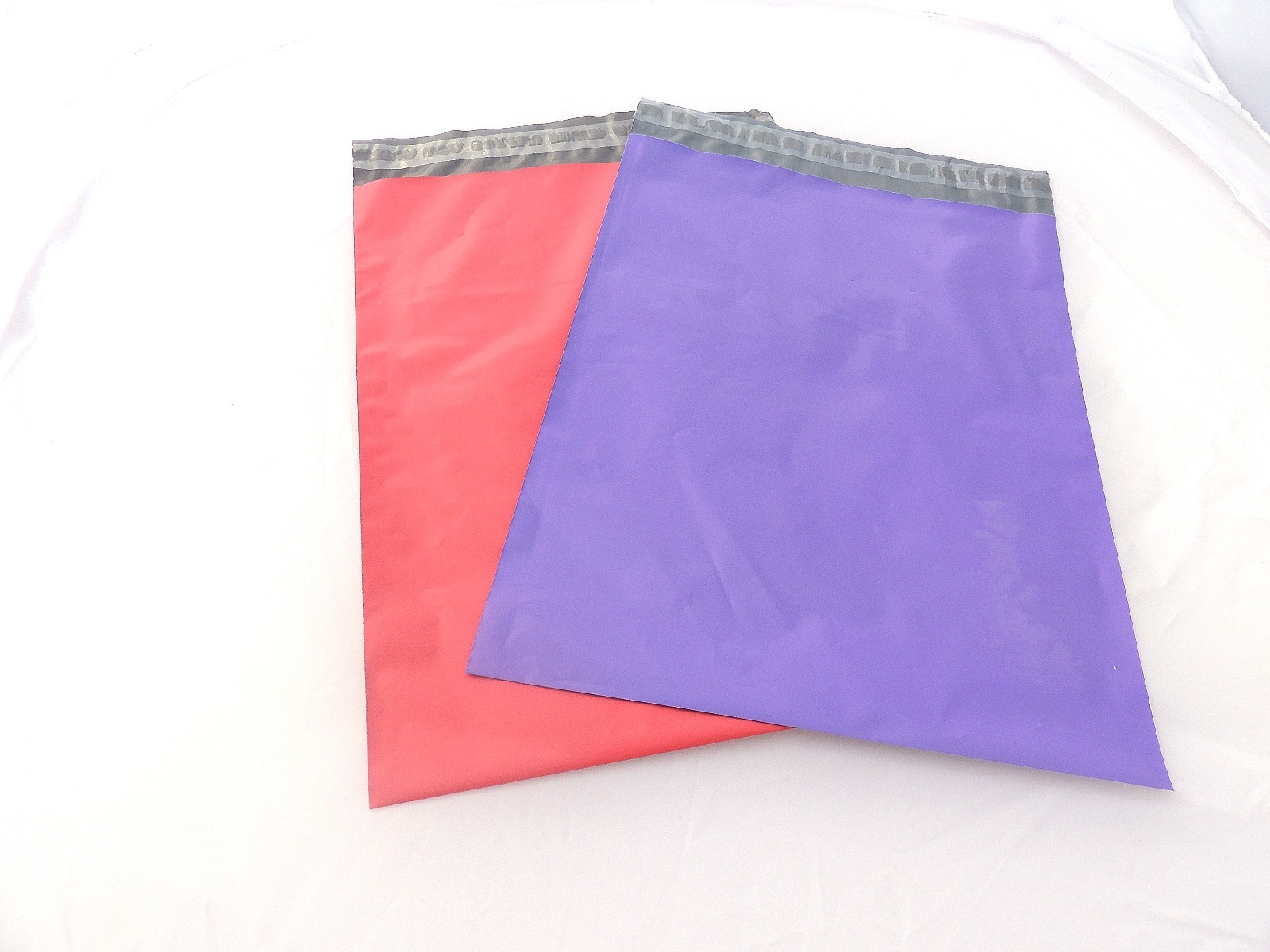 50 Pink Purple 6×9 Flat Poly Postal Mailer Envelopes, Self Seal USPS Shipping
