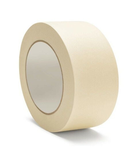 12 ROLL CASE – 2″ x 60 Yard Rolls – 21 lb. Tensile Strength MASKING TAPE