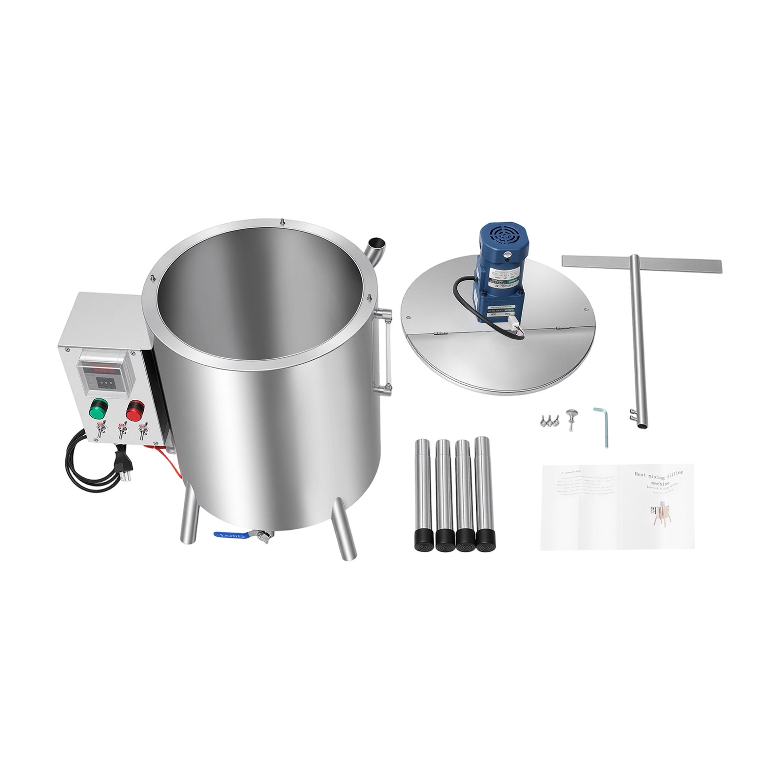 Liquid Filling Machine Bottle Filler Heating Mixing Filling Machine 30L/8gal