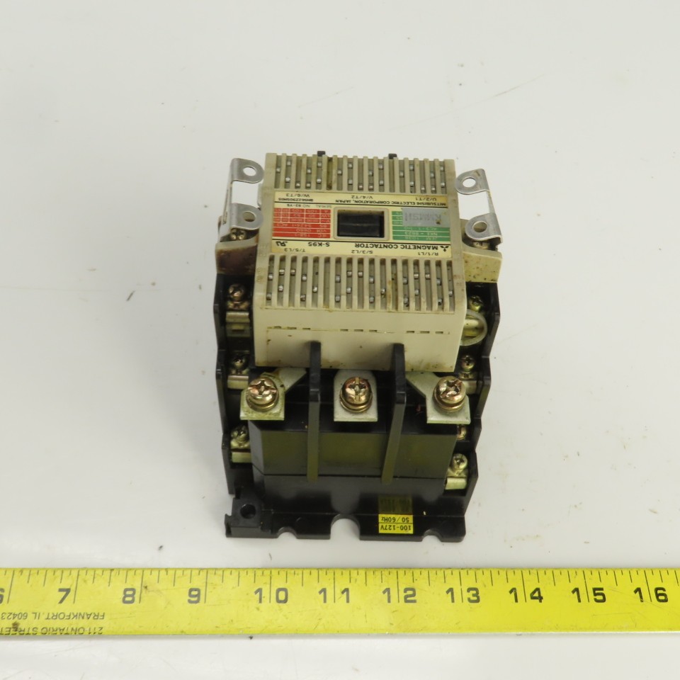 Mitsubishi S-K95 200-660VAC Magnetic Contactor 30-55kW 105-65 Amp