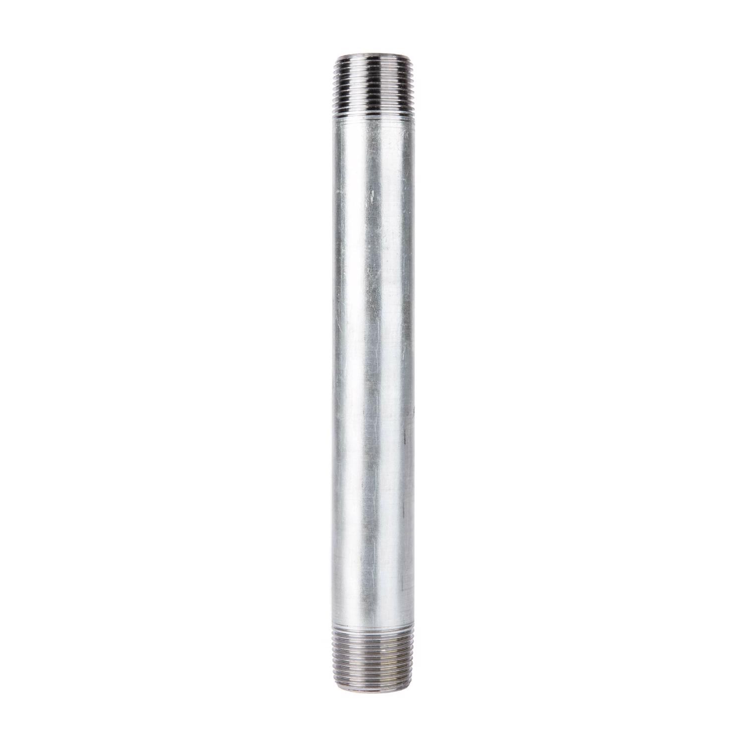 BK Products 565-100HN Galvanized Steel Nipple 1 x 1 MIP Dia. in. (Pack of 5)