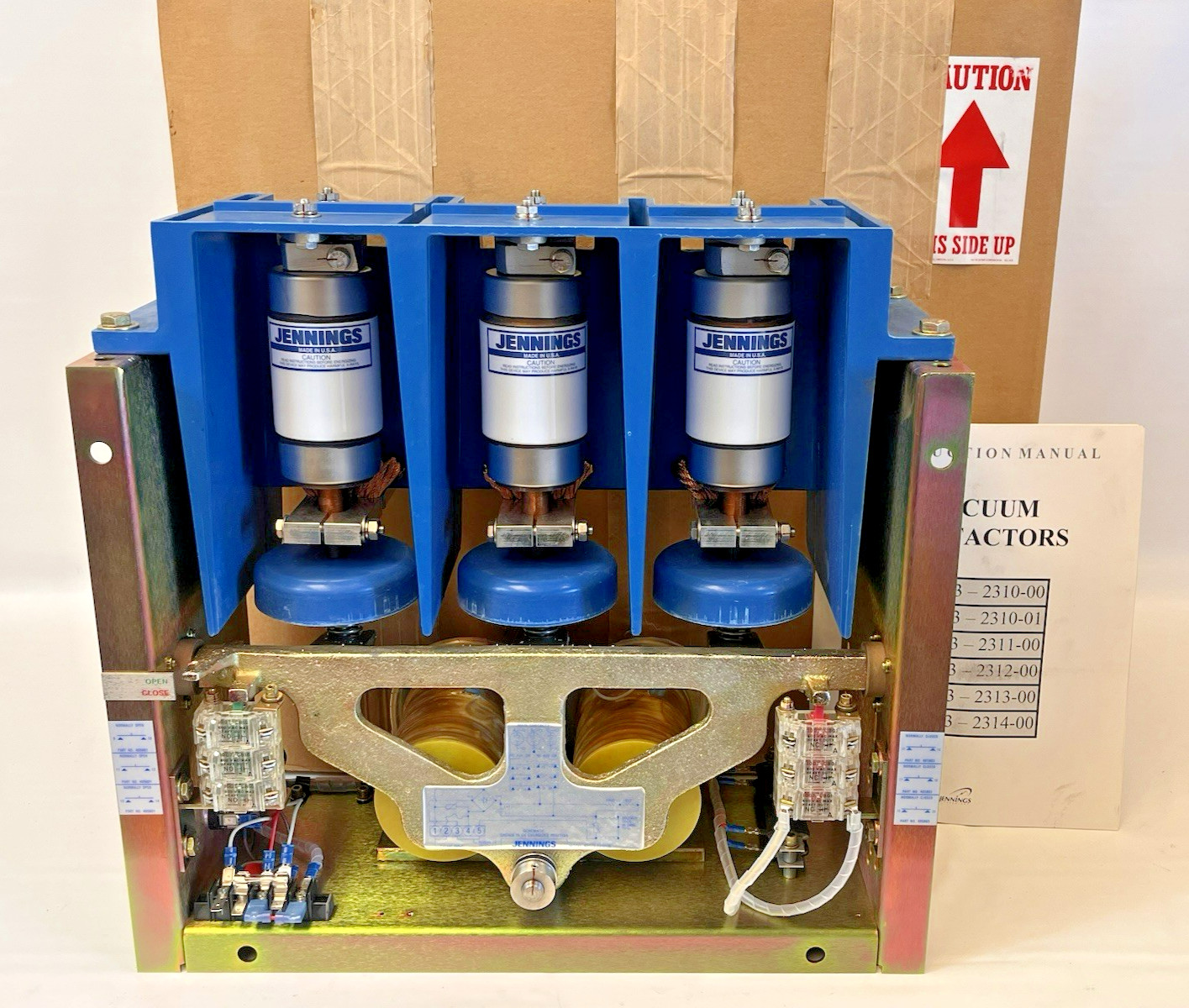 Jennings RP173-2310-00 Vacuum Contactor 450/600A 7.2/1.5KV 3p 115/110 NEW IN BOX